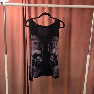 Hot Topic Skull Tank Top